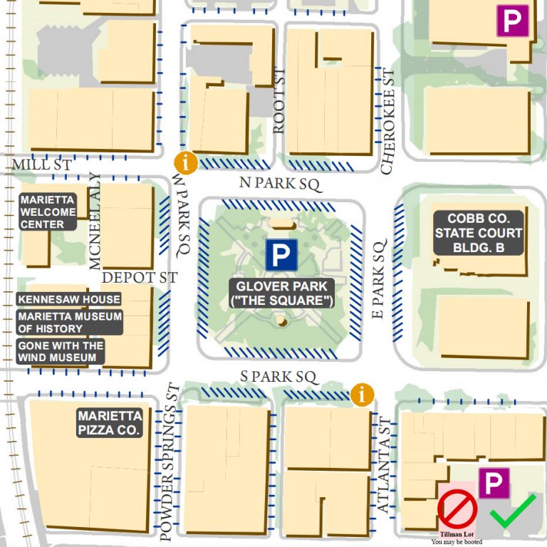 Marietta’s Parking Puzzle:  Navigating The Streets For A Spot